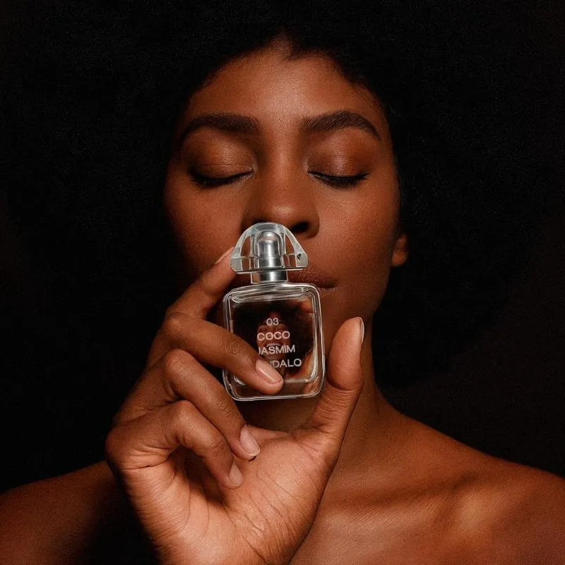 Perfume Cabelo e Corpo coco, jasmim e sândalo