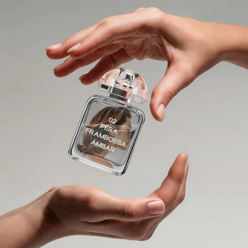Perfume Cabelo e Corpo pera, framboesa e âmbar