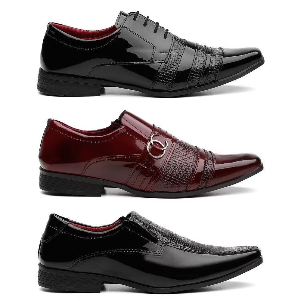 Sapato Social Eleganci Masculino Premium