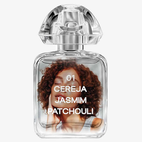 Perfume Cabelo e Corpo cereja, jasmim e patchouli