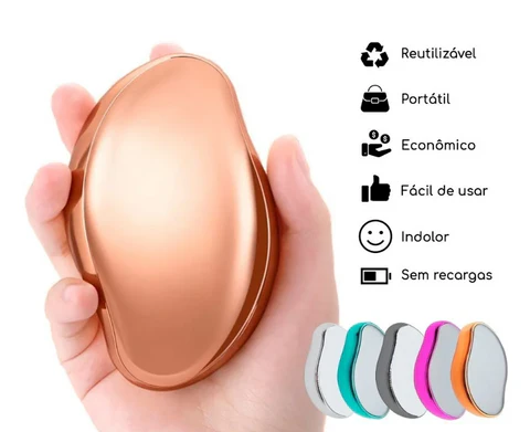 Depilador de Cristal Reutilizável Indolor Portáti