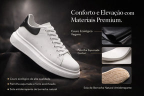 (COMPRE 1 LEVE 2 - PROMOÇÃO EXCLUSIVA) Tênis Masculino MAX Sytomic Premium +5CM Altura (+BRINDE)