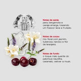 Perfume Cabelo e Corpo cereja, jasmim e patchouli